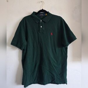 Ralph Lauren Men’s Dark Green Polo with Red Pony